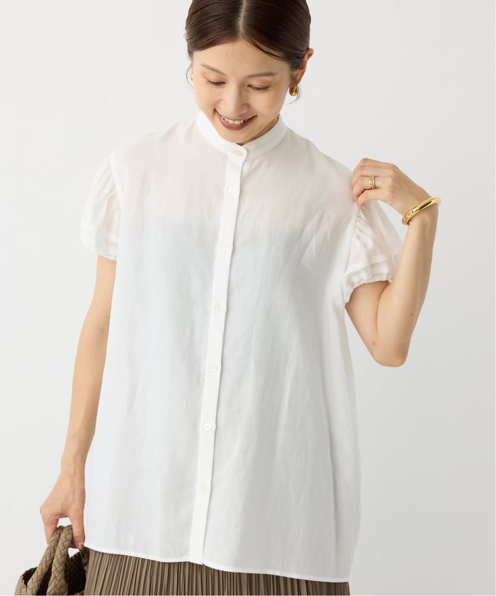 IENA パフスリーブ半袖ブラウス パフスリーブ半袖ブラウス(508407115) | イエナ(IENA) - d fashion