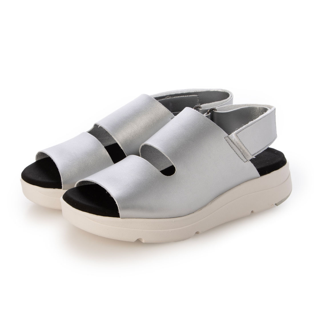 セール 33%OFF】ニューモ newmo 厚底ストレッチサンダル