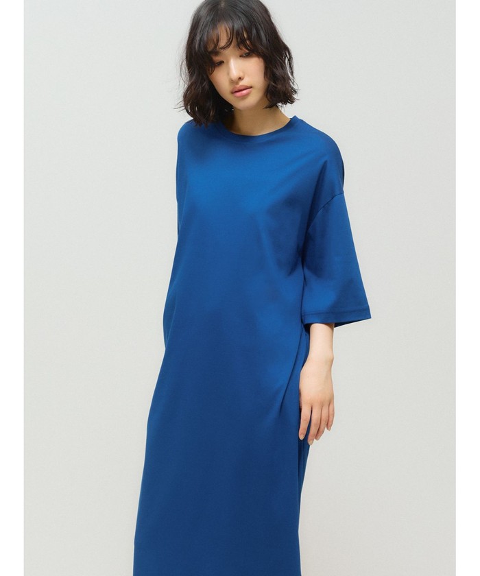 MIDIUMISOLID for Ladies リラックススリットワンピース