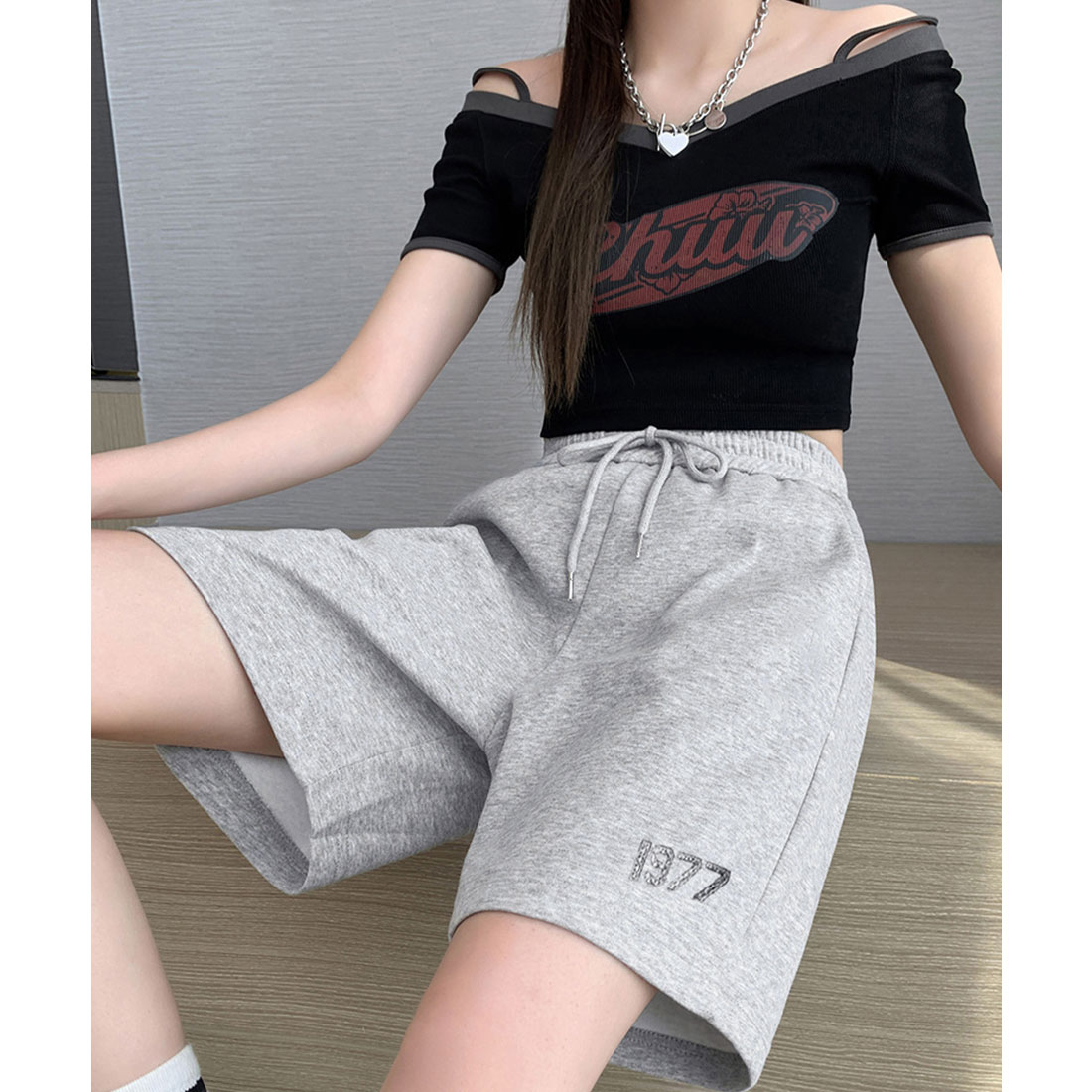 ミニミニストア miniministore スウェットショーツ 韓国風