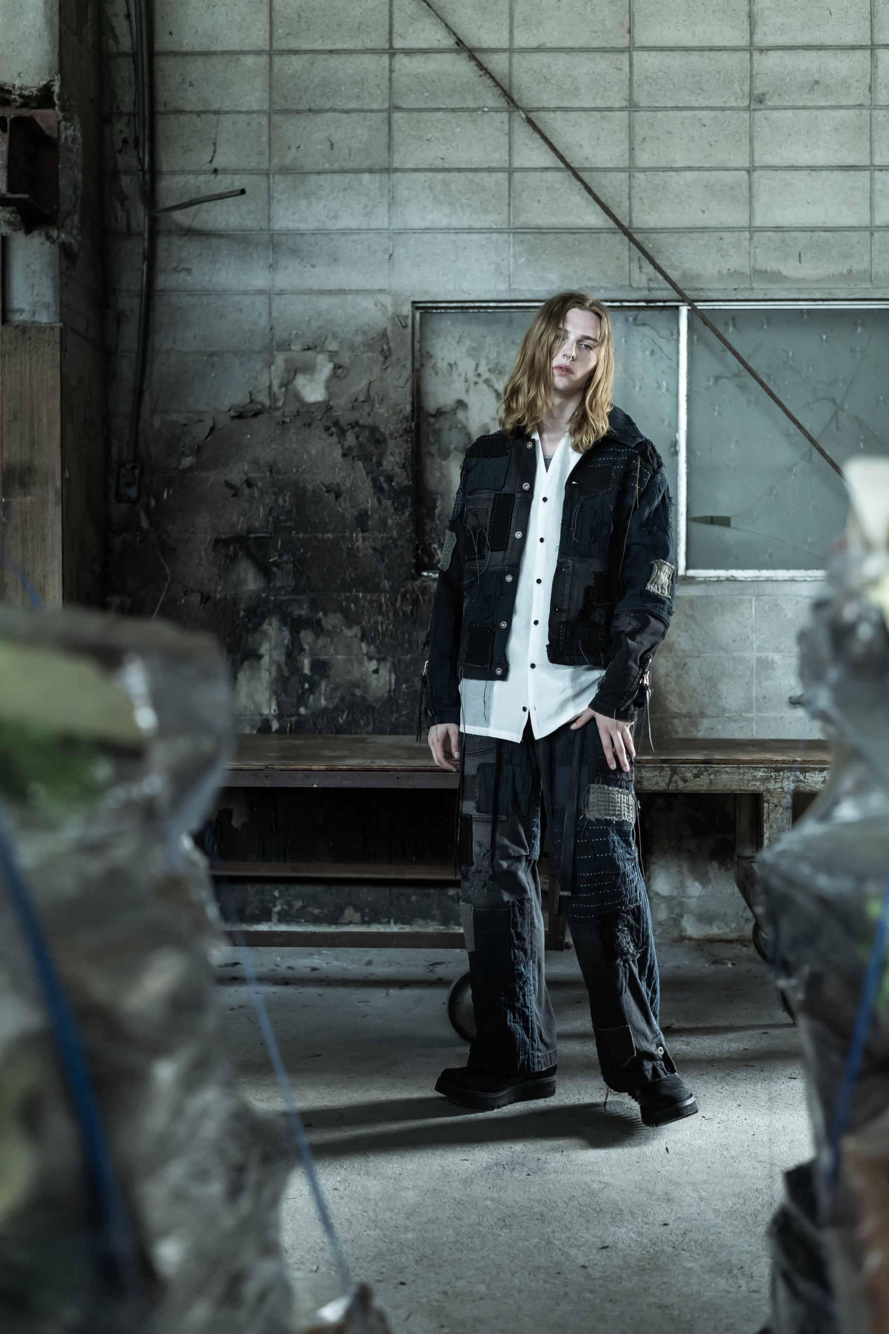 ディーハイゲン D.HYGEN Crust Damage Repair Denim Jacket