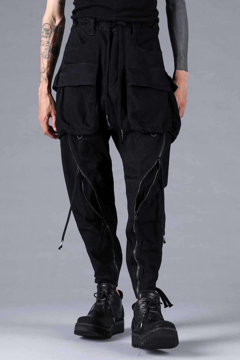 ディーハイゲン D.HYGEN Stretch Denim Zip Adjustable Cargo