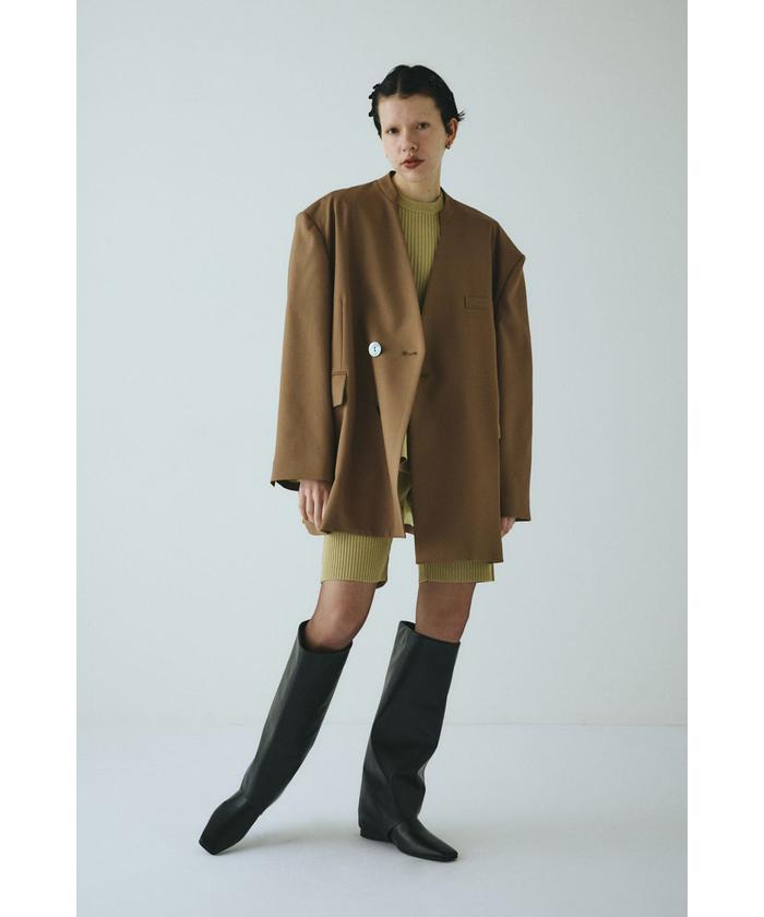 予約］No collar over jacket(508408507) | ヘリンドットサイ