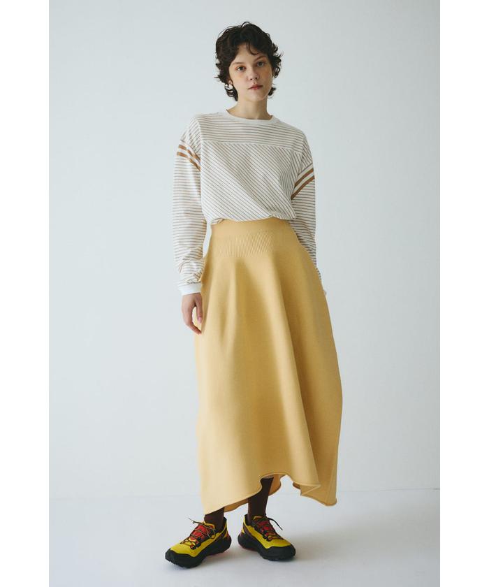 予約］Jersey volum knit skirt(508408515) | ヘリンドットサイ