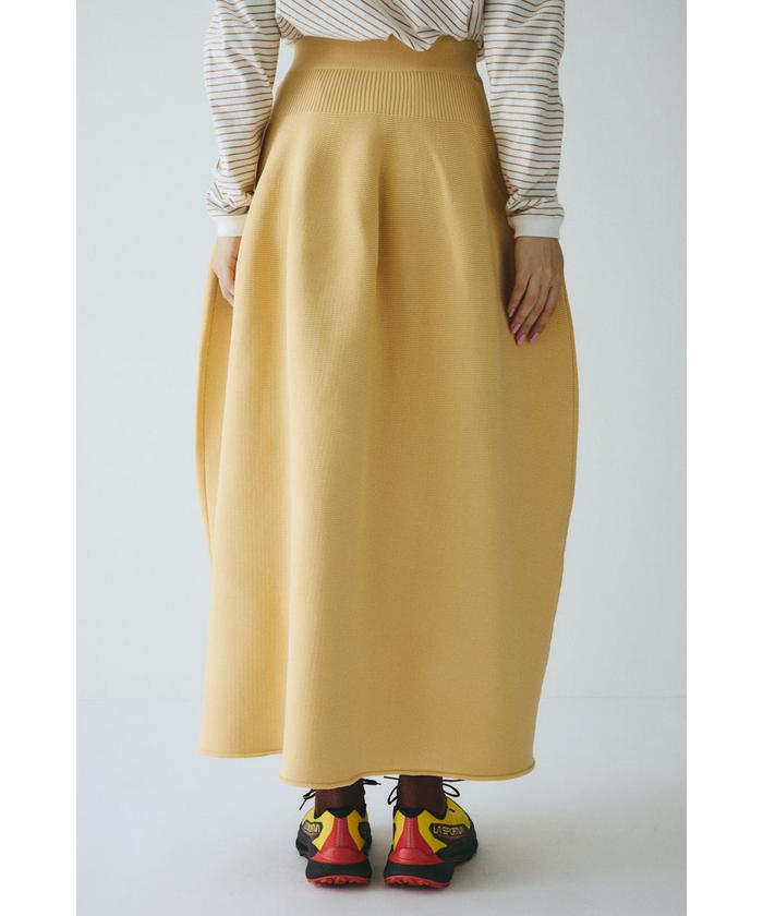 ヘリンドットサイ Jersey volum knit skirt レッド 美品 予約］Jersey volum knit skirt(508408515) | ヘリンドットサイ