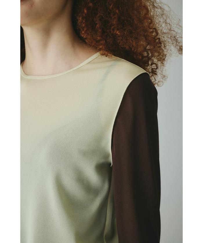 予約］Crew neck mesh inner tops(508408517) | ヘリンドット