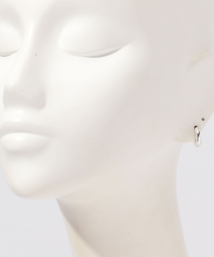 Annika Inez Wide Oblique Hoops S ピアス(508412247