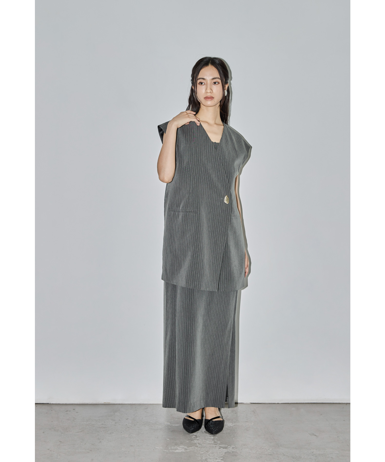 セール】ニアナ niana バックシアージレセットアップドレス 結婚