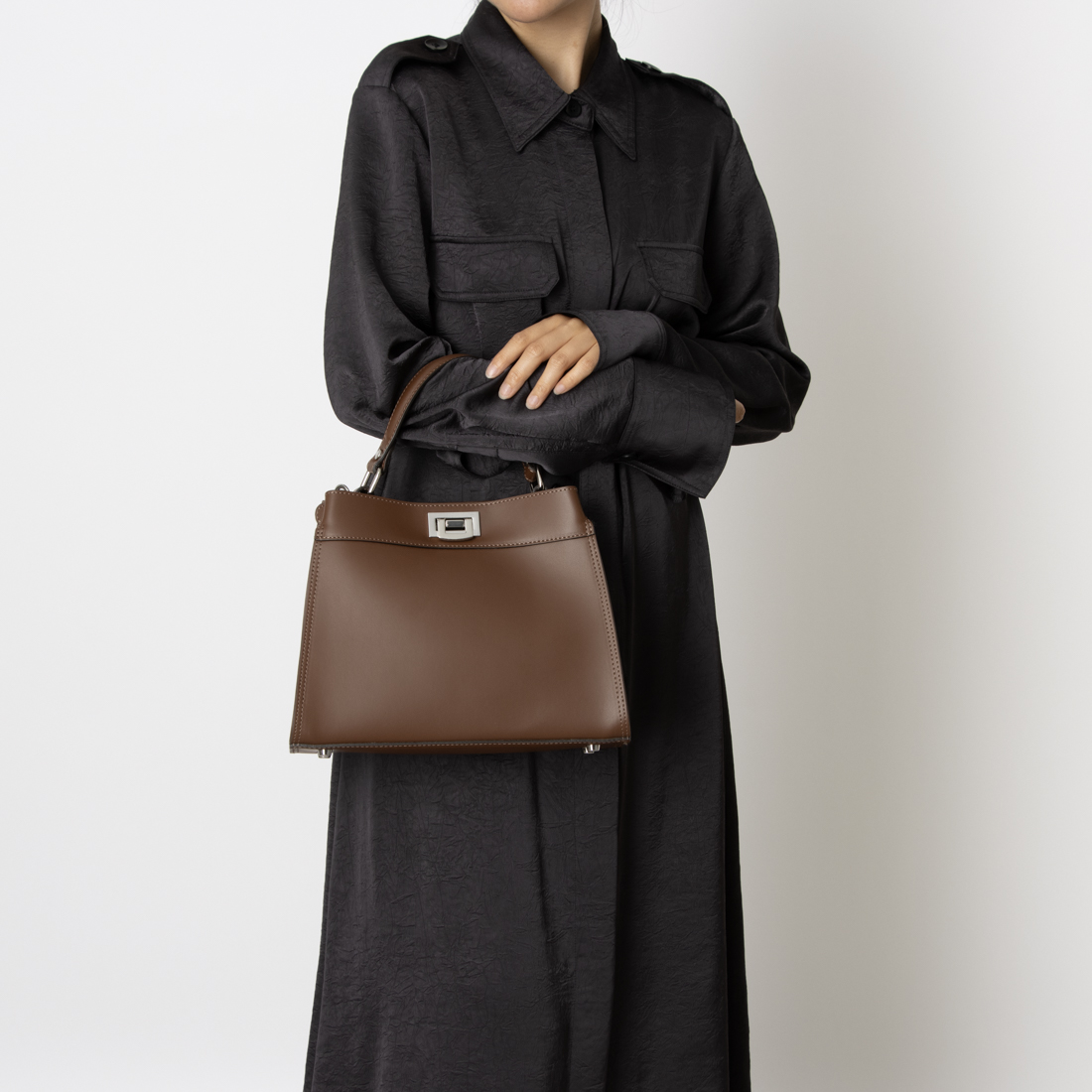 ジャンニノターロ GIANNI NOTARO レザーハンドバッグ(508414239
