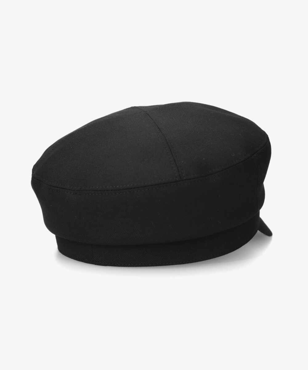 シャポードオー Chapeau d' O ベレー帽 黒ブラック ラメブラック Chapeau d' O TM Tweedy Beret | 57.5cm(75) BLACK (01