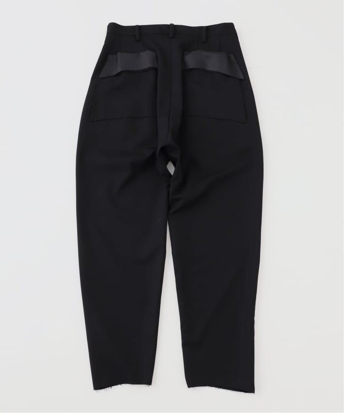 sulvam 23ss スラックス sulvam Pleated Wide Slacks – IfSohoNewYork
