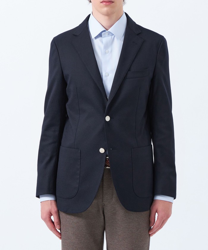 【美品】マッキントッシュ ナノユニバース トロッター スーツ ウォッシャブル 紺 ナノ・ユニバース× マッキントッシュ フィロソフィー！ | 戸賀敬