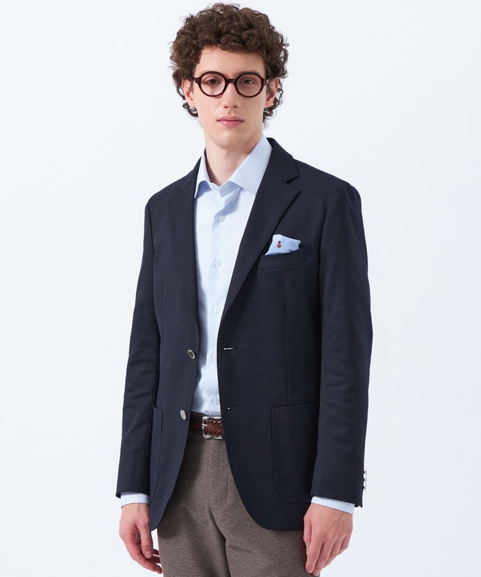 【美品】マッキントッシュ ナノユニバース トロッター スーツ ウォッシャブル 紺 ナノ・ユニバース× マッキントッシュ フィロソフィー！ | 戸賀敬