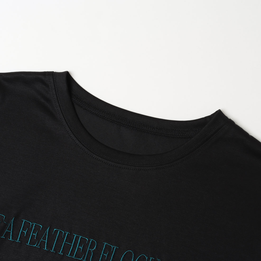 tシャツ BRODIAEA 七分袖ロゴ刺繍Ｔシャツ レディース セール】BRODIAEA ロゴプリントTシャツ 7分袖カットソー（T