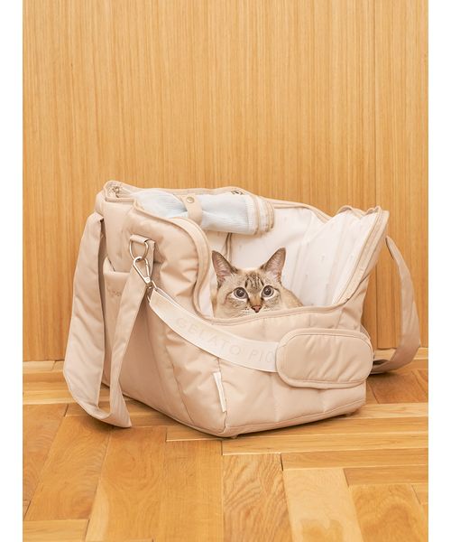 クーポン】【CAT&DOG】キルティングキャリーバック(508416586