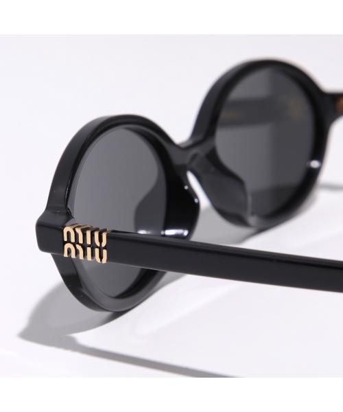 MIUMIU　サングラス　ブラック ミュウミュウ Miu Miu MIUMIU サングラス 0MU 01ZS バタフライ