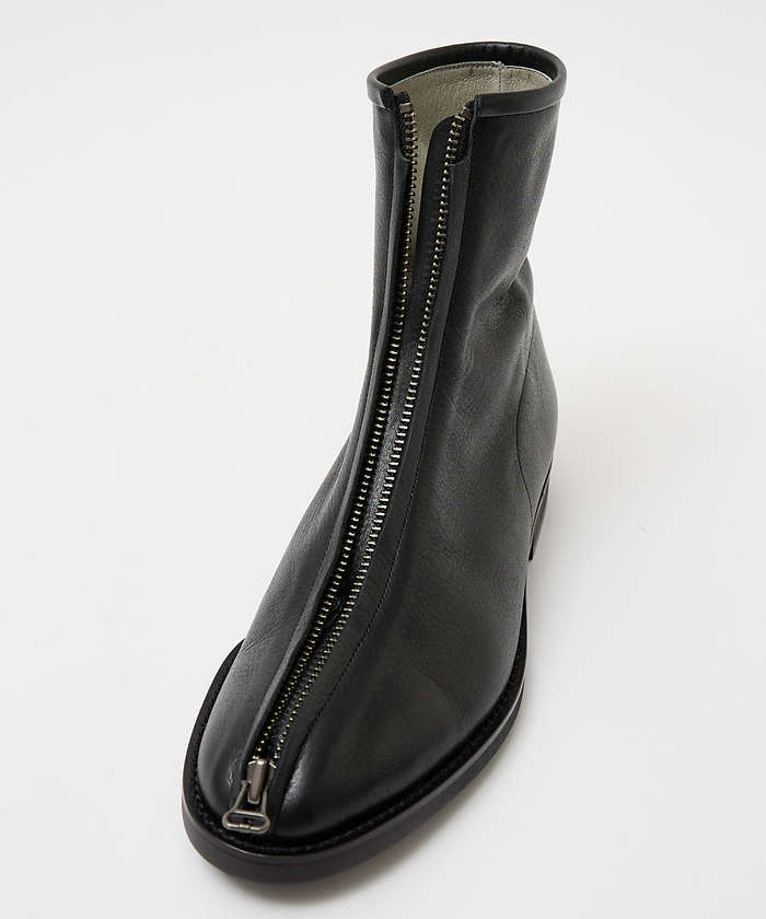 arfledo BANNISTER Y2K ニット レイヤード レザー ブーツ アルフレッドバニスター ニットレイヤードブーツ 26～26.5cm