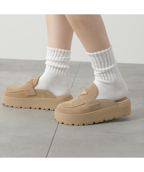セール】プラダ PRADA PRADA ミュール 1XZ778 054 スエード