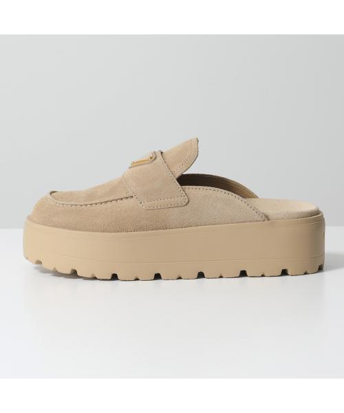 プラダ　PRADA ミュール スエードレザー　ローヒール プラダ PRADA ミュール スエードレザー ローヒール