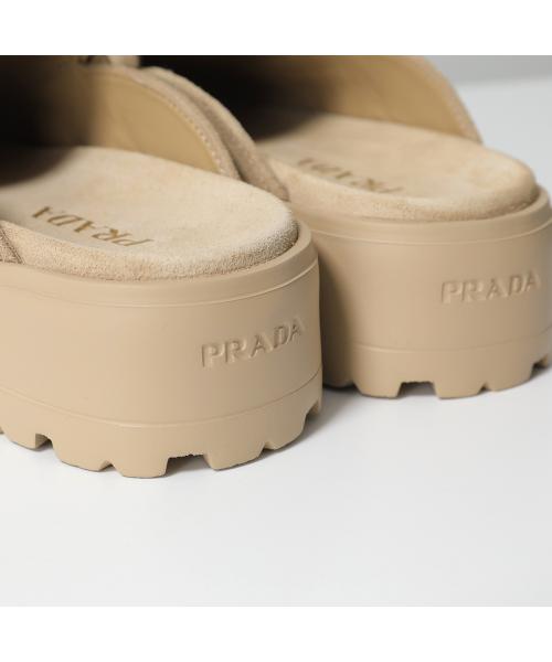 セール】プラダ PRADA PRADA ミュール 1XZ778 054 スエード