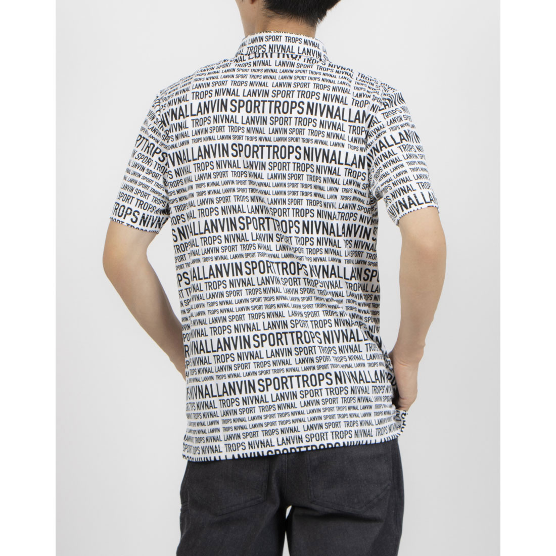 ランバン スポール LANVIN SPORT PARISデザインプリント半袖