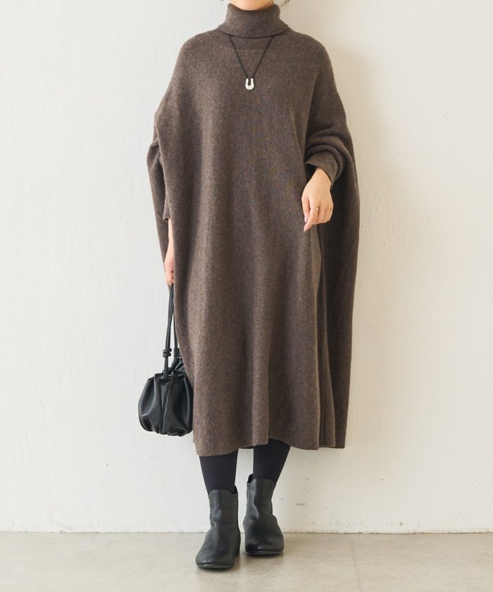 BEARDSLEY - 2022美品BEARDSLEYビアズリー☆カラーネップビッグドルマンロングニット BEARDSLEY - 2022美品BEARDSLEYビアズリー☆カラーネップビッグ
