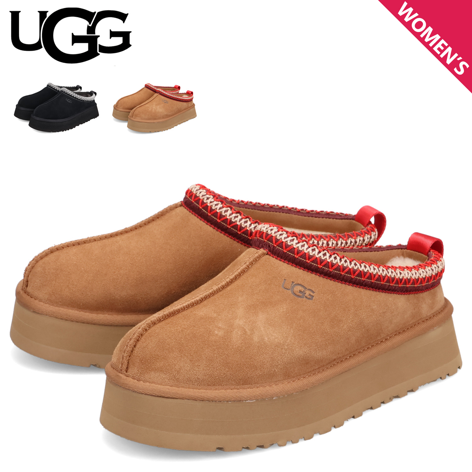 UGG ムートンブーツ　チェスナット アグ UGG 1134991 CLASSIC MINI PLATFORM 厚底ムートンブーツ