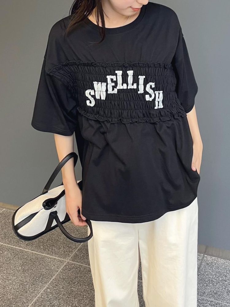 レトロガール RETRO GIRL シャーリング切替TEE(508423951