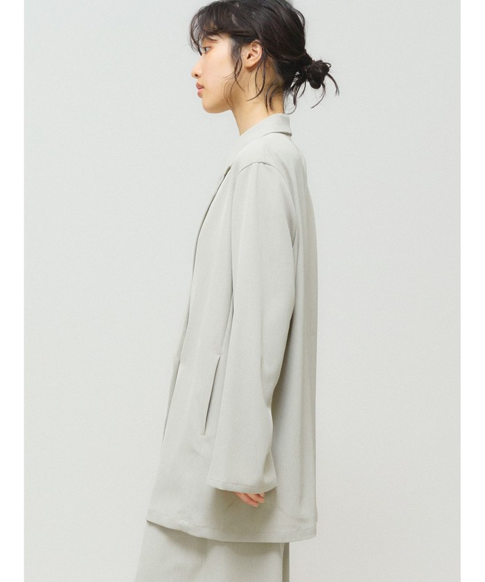 ミレー クートニー レディース ジャケット 美品MIV9224 Lサイズ MIDIUMISOLID for Ladies ダブルブレストライトジャケット