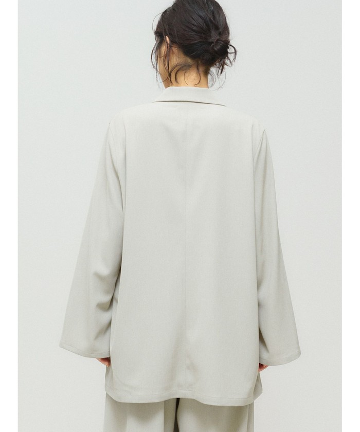 MIDIUMISOLID for Ladies ダブルブレストライトジャケット
