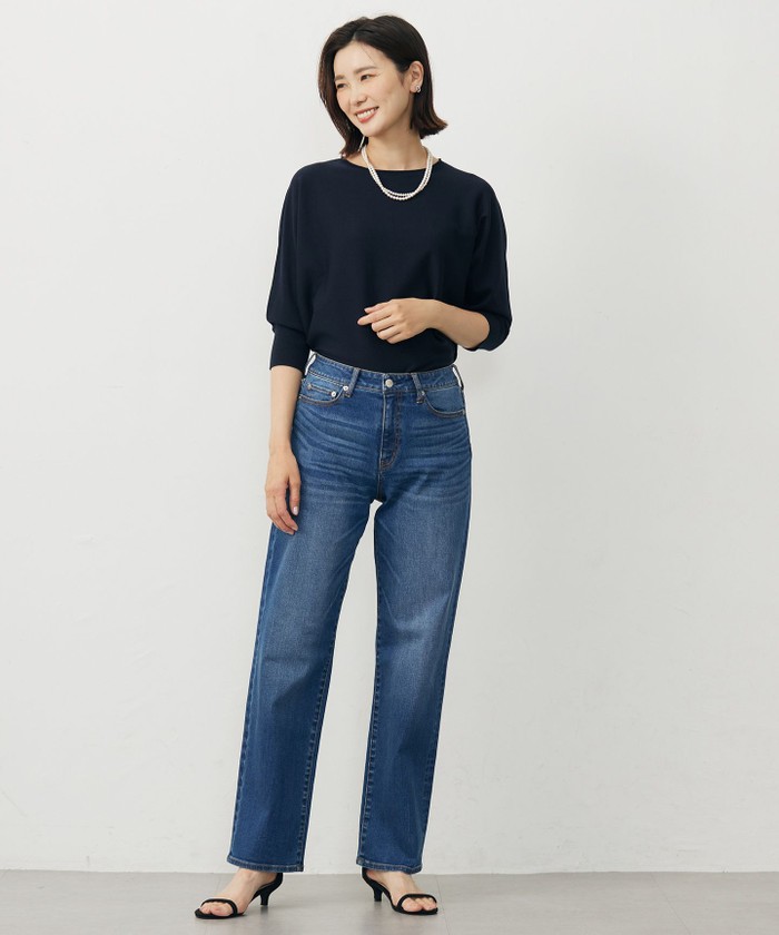 WEB限定カラーあり・洗える】COTTON POLYESTER ドルマンスリーブ