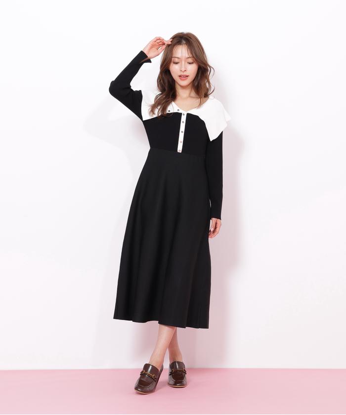 yoshi◆シルビアンヘッチ◆女らしさ際立つ！ニット”ペンシルタイトワンピ JILL by JILL STUART（ジルバイジルスチュアート）の
