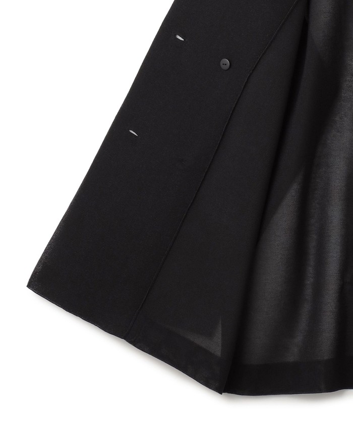 DOU DOU未使用シースルーブラックダブルブレストジャケット trim_fce_item6517a0401df16.jpg