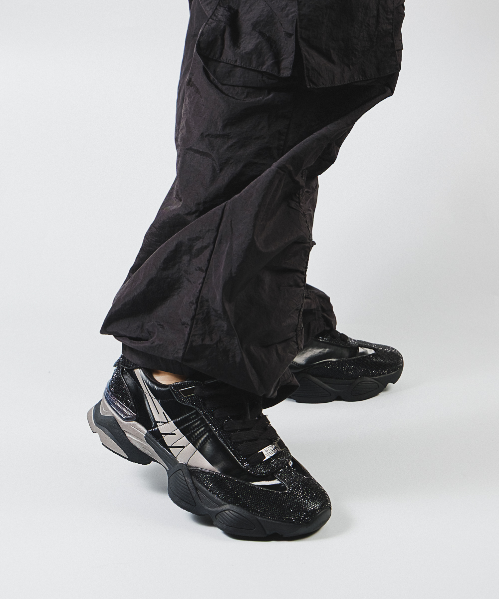 スティーブ マデン STEVE MADDEN ラインストーンスニーカー