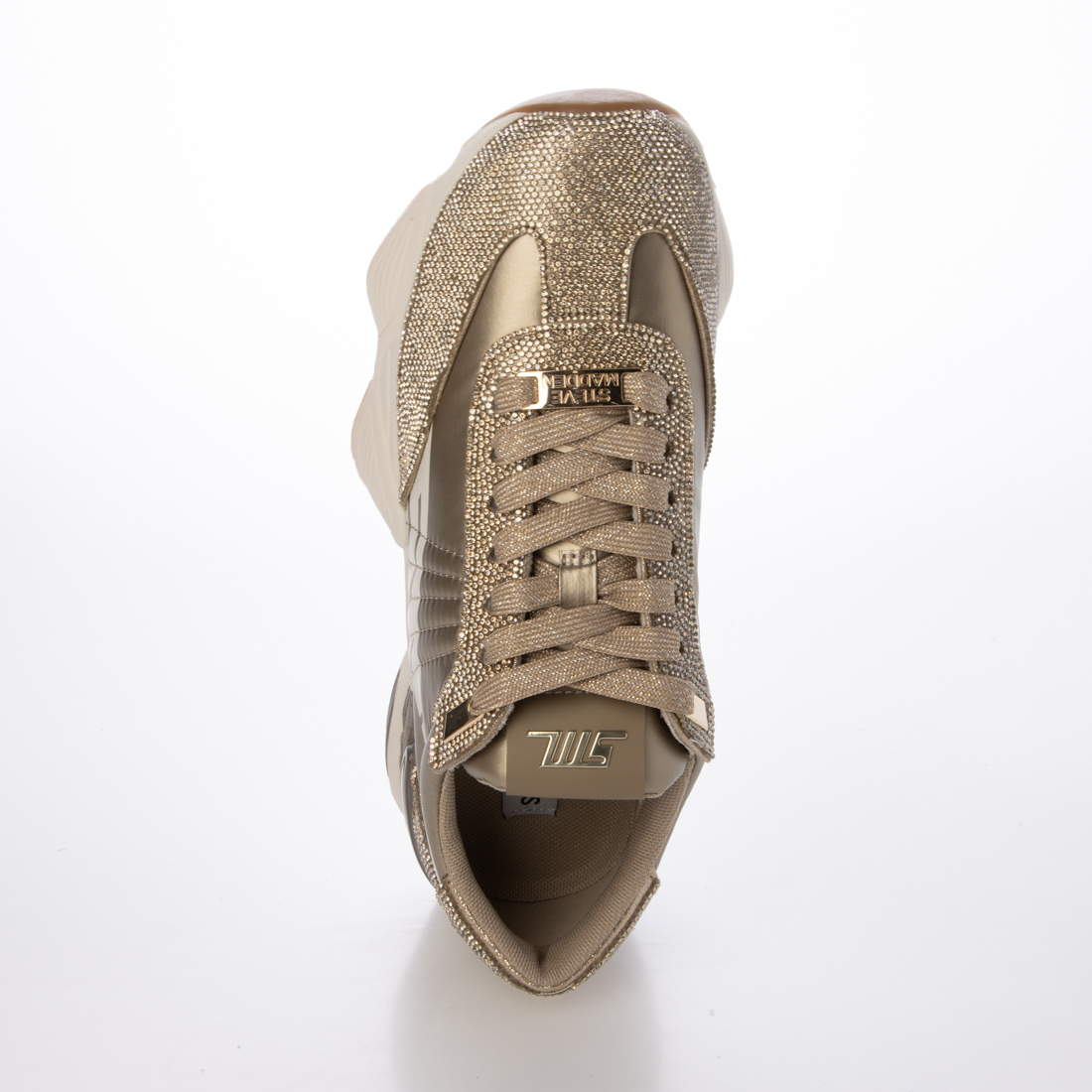 スティーブ マデン STEVE MADDEN ラインストーンスニーカー