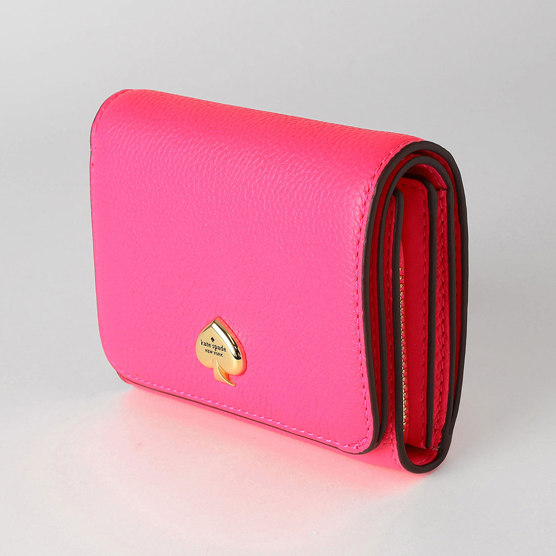 kate spade ピンク スカラップ長財布　チェーンウォレット セール 63%OFF】ケイトスペードニューヨーク kate spade new