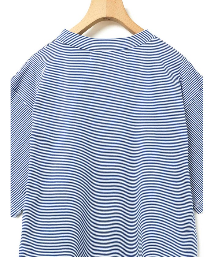 tシャツ MidiUmi モックネックボーダーワイドTシャツ レディース MidiUmi モックネックボーダーワイドTシャツ(508431208