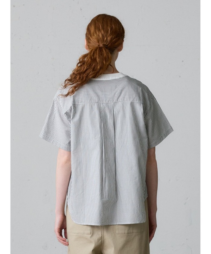 MidiUmi / ミディウミ MidiUmi クレリックストライプシャツ MidiUmi クレリックストライプシャツ｜ MARcourt ONLINE STORE