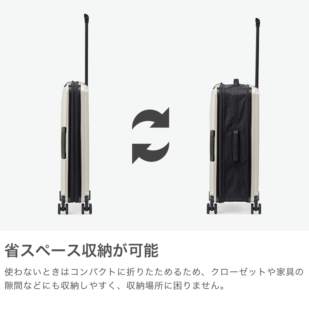 センズ senz 正規品1年保証 スーツケース Mサイズ キャリー