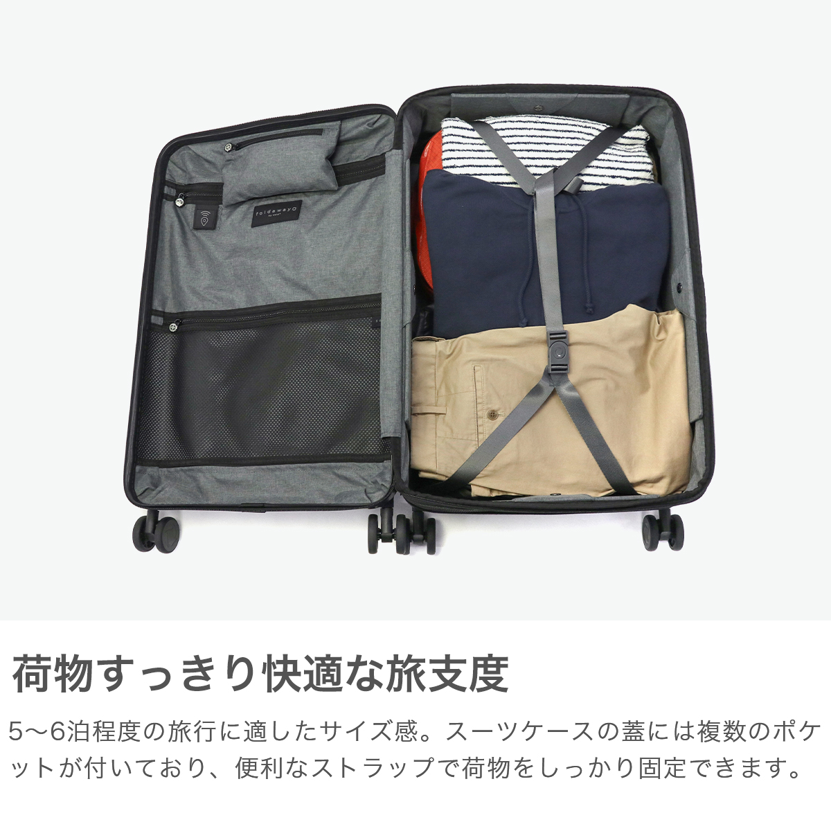 センズ senz 正規品1年保証 スーツケース Mサイズ キャリー
