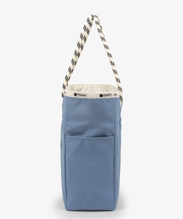 LeSportsac LARGE 2 WAY TOTEパール/フォッシルシャイン LARGE 2 WAY TOTE2ウェイスレートブルー/パールシャイン