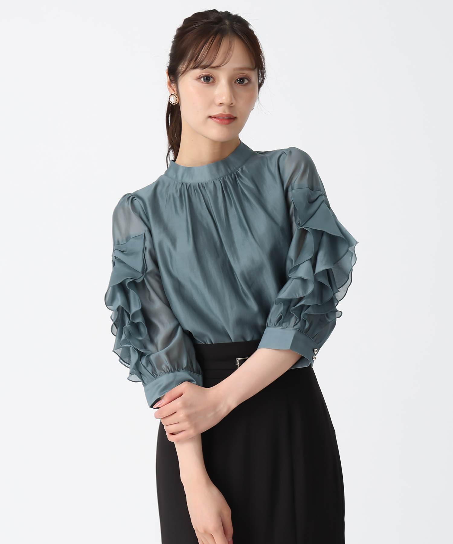 トランテアン ソン ドゥ モードリボンアレンジブラウス ラグラン 古着 31 Sons de mode/BLOUSE – MISCH MASCH|31 Sons de mode