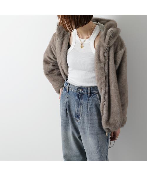 イエン YENN YENN デニムパンツ HIGH RISE TUCK WIDE PANTS Y222