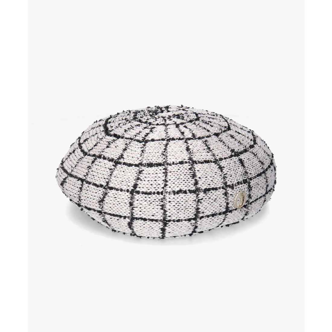 ［新品未使用］Chapeau d' O  Tweed Beret シャポー ド オー Chapeau d'O Chapeau d' O TM Check Tweed