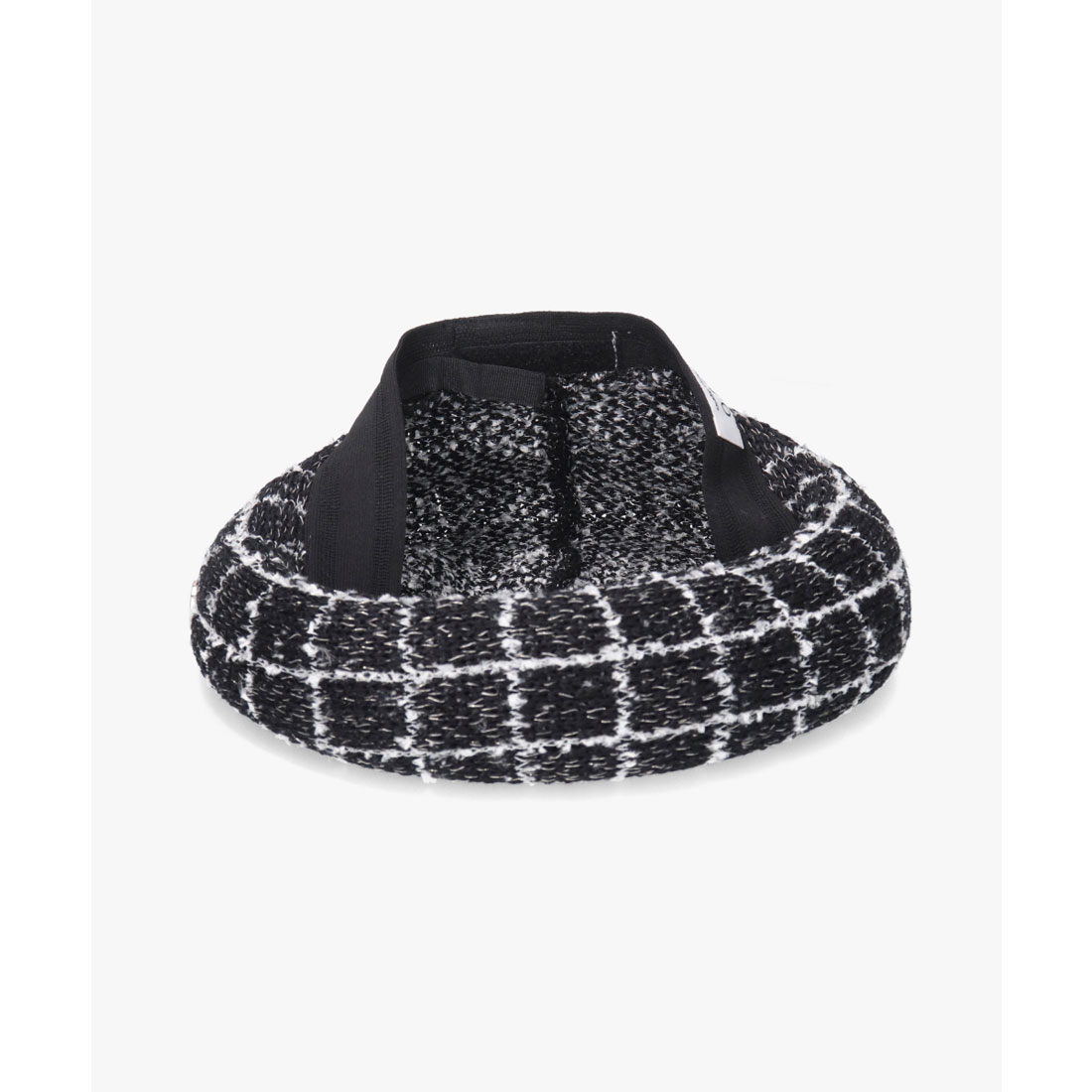 ［新品未使用］Chapeau d' O  Tweed Beret Chapeau d' O TM Tweedy Beret | 57.5cm(75) BLACK (01