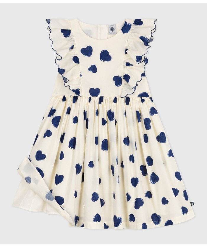 【新品未使用タグ付き】Petit Bateau ワンピース &ベレー帽セット 新品未使用タグ付き】Petit Bateau ワンピース &ベレー帽セ