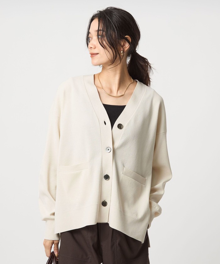セール10%OFF】パフ ニット カーディガン ウォッシャブル