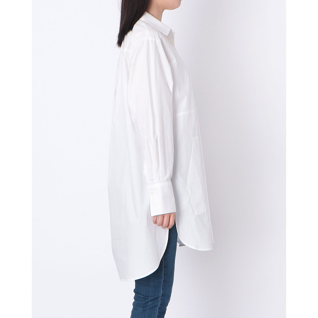 #wnc t.b ティービー センソユニコ シャツ・ブラウス 40 ダークグレー レディース [928467] HUG.U ブラウス 楊柳 キーネック レディース シャツ トップス