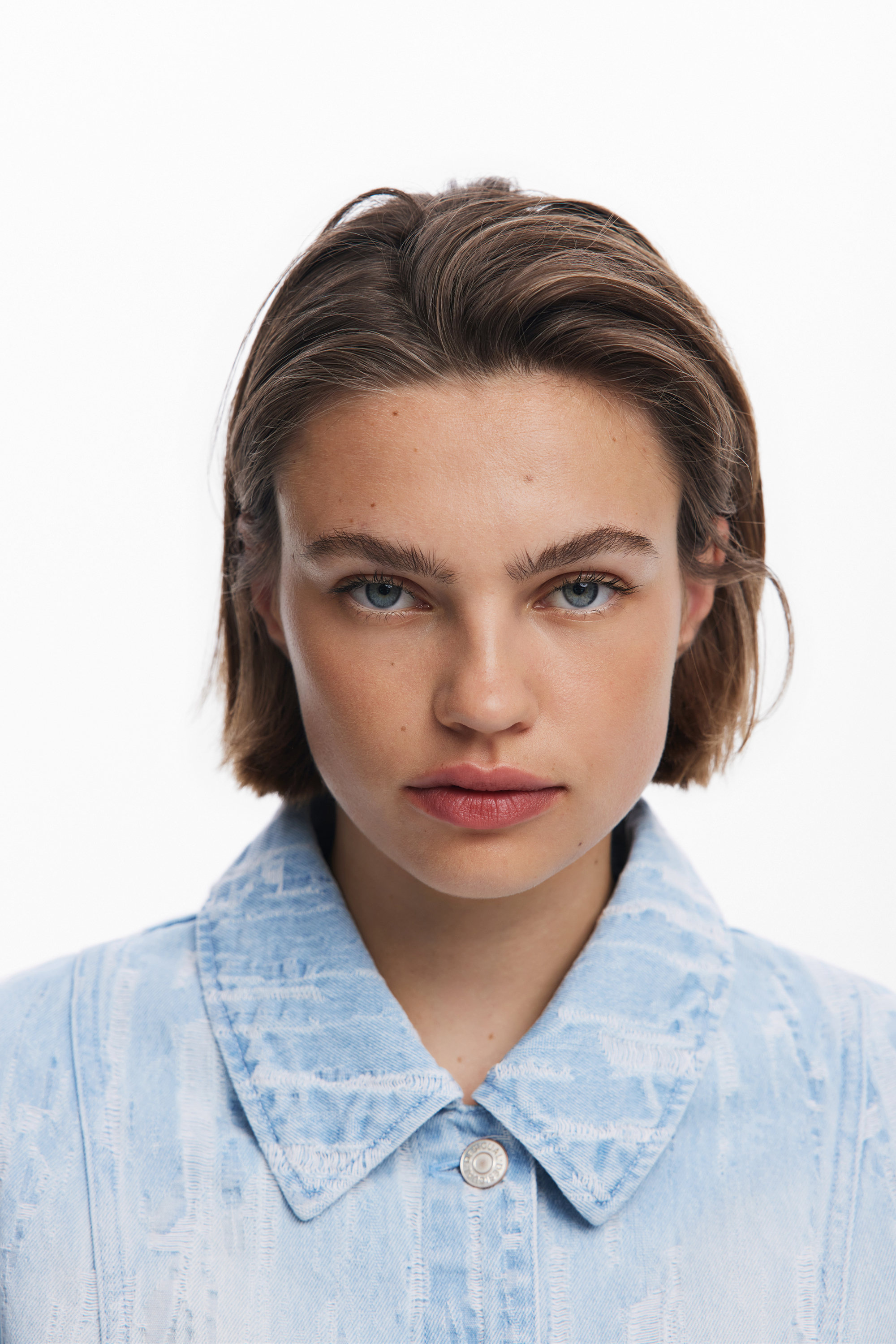 【DESIGUAL】レディース デニムジャケット デシグアル Desigual デニムジャケット ポケット付き(508441814