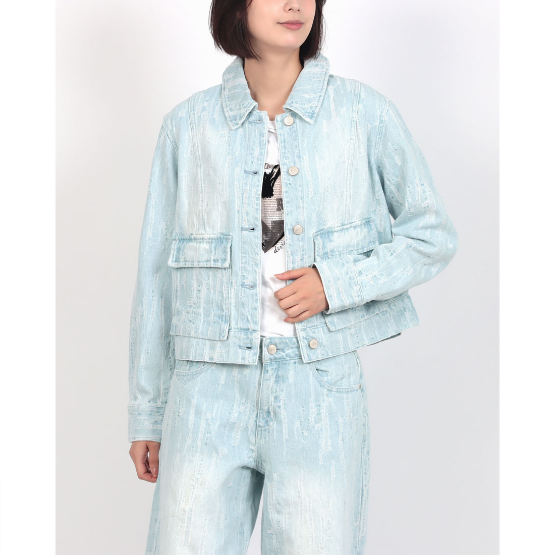 デシグアル Desigual デニムジャケット ポケット付き(508441814